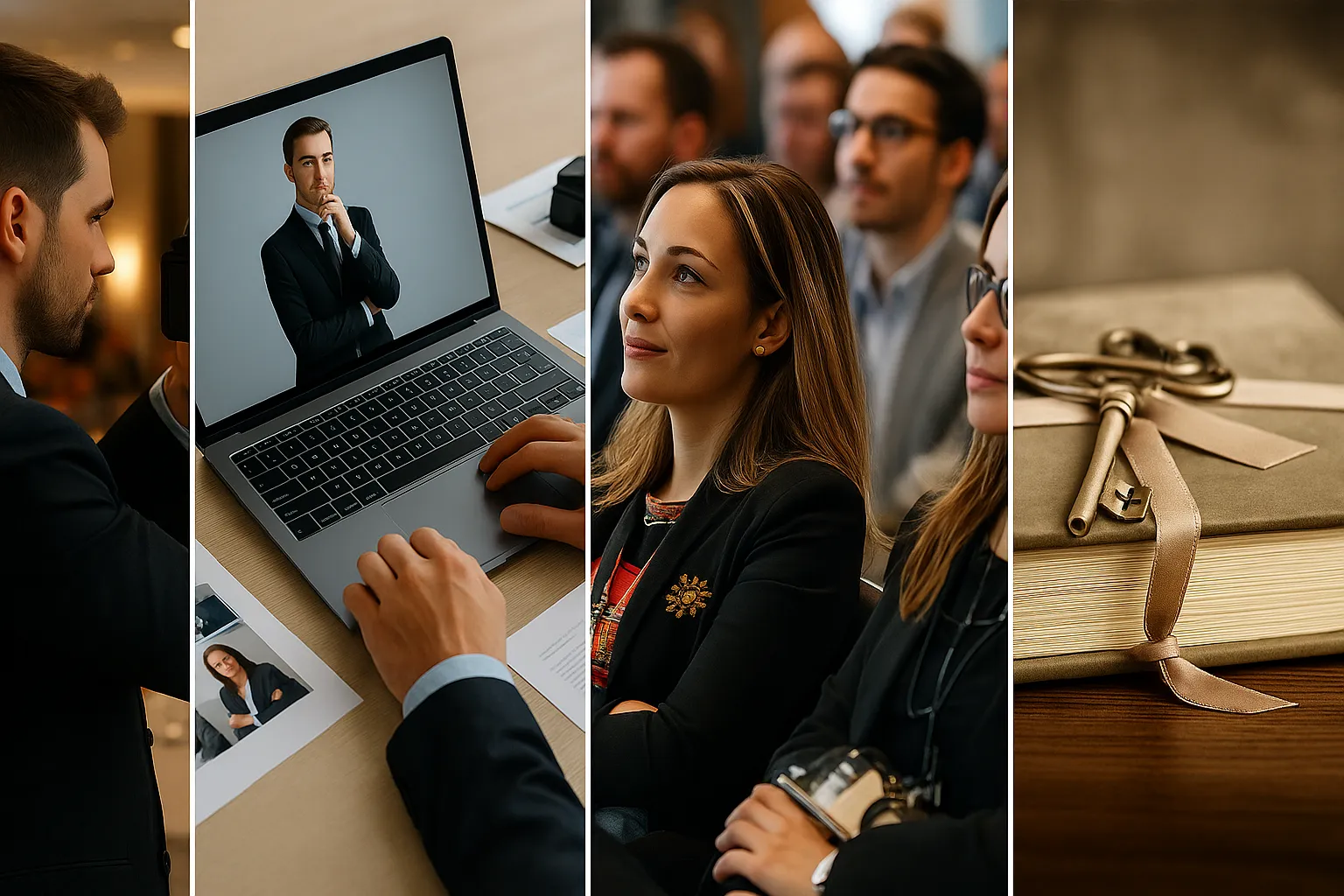 imágenes en una galería online