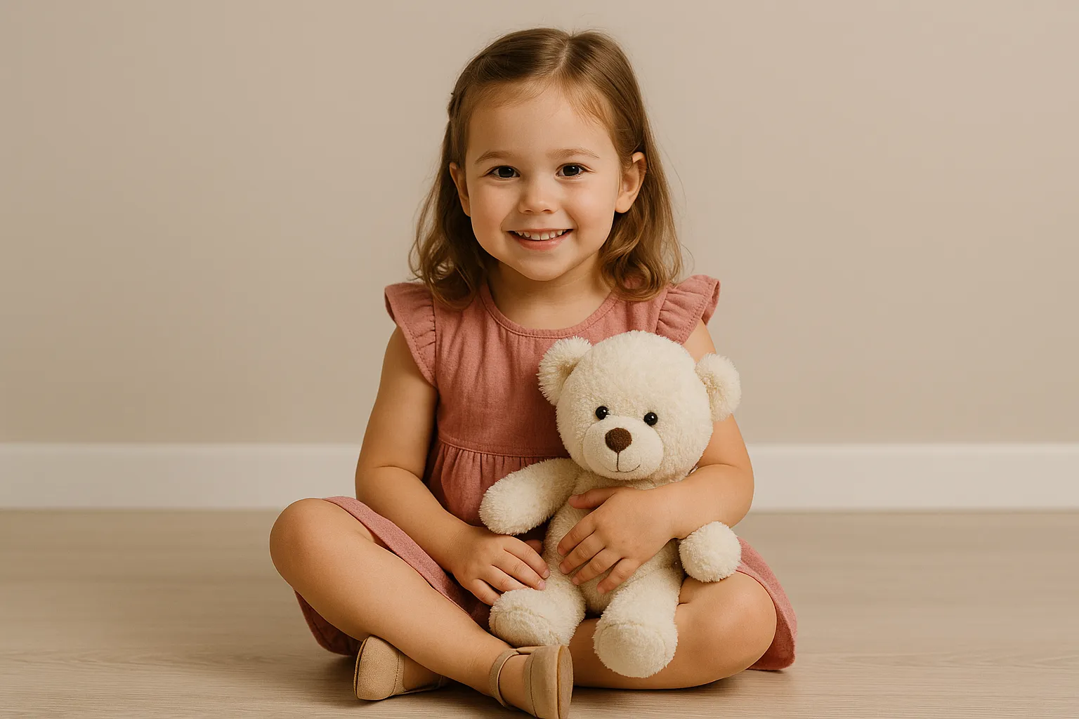 Niño sonriente con camiseta de fútbol pateando un balón en un campo verde al atardecer, fotografía deportiva infantil en Alicante